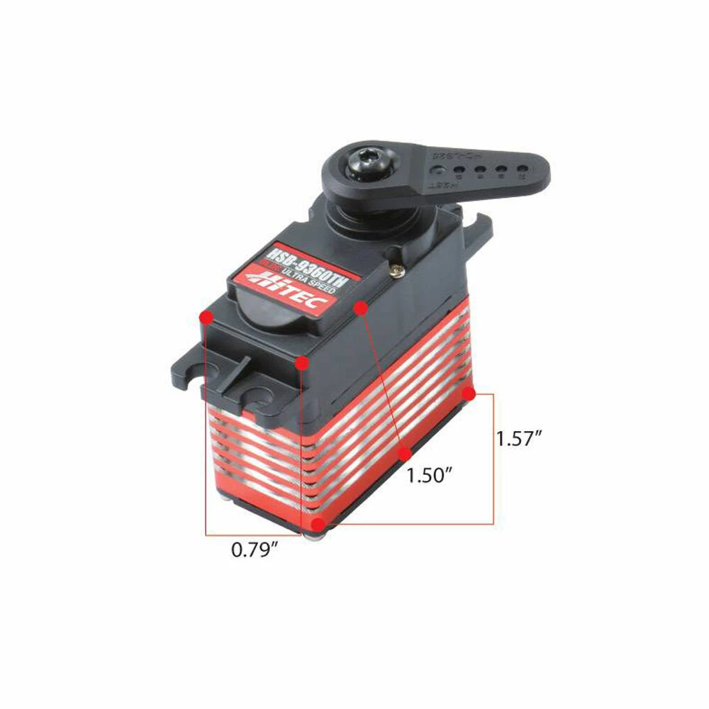 Hitec RCD Inc. HSB-9370TH Brushless Titanium Gear Servo 3 Hitec RCD Inc. HSB-9370TH Brushless Titanium Gear Servo - Image 3