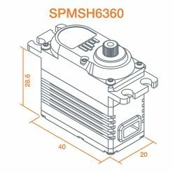 Spektrum H6360 Standard Digital HV Brushless Mid Torque Ultra Speed Heli Tail Servo 10 Spektrum H6360 Standard Digital HV Brushless Mid Torque Ultra Speed Heli Tail Servo -RC Radios Sales 2022 SPMSH6360 A10 FIMXMAV5 1