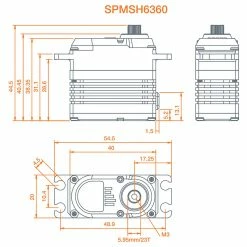 Spektrum H6360 Standard Digital HV Brushless Mid Torque Ultra Speed Heli Tail Servo 11 Spektrum H6360 Standard Digital HV Brushless Mid Torque Ultra Speed Heli Tail Servo -RC Radios Sales 2022 SPMSH6360 A11 FIMXMAV5 1